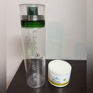Arbonne White and Yellow FunSun Gel -+ bottle